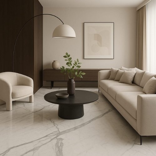 Statuario Marble For Flooring