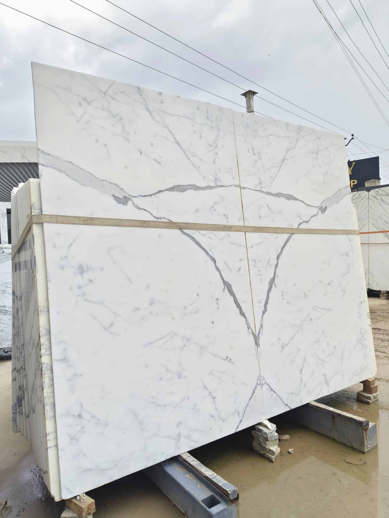 White Statuario Marble