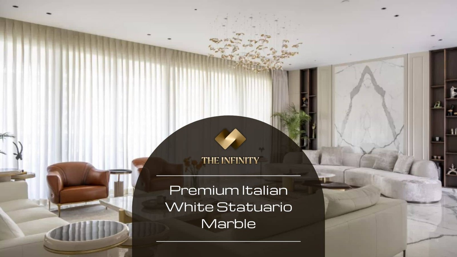 Premium Italian White Statuario Marble For Elegant Interiors