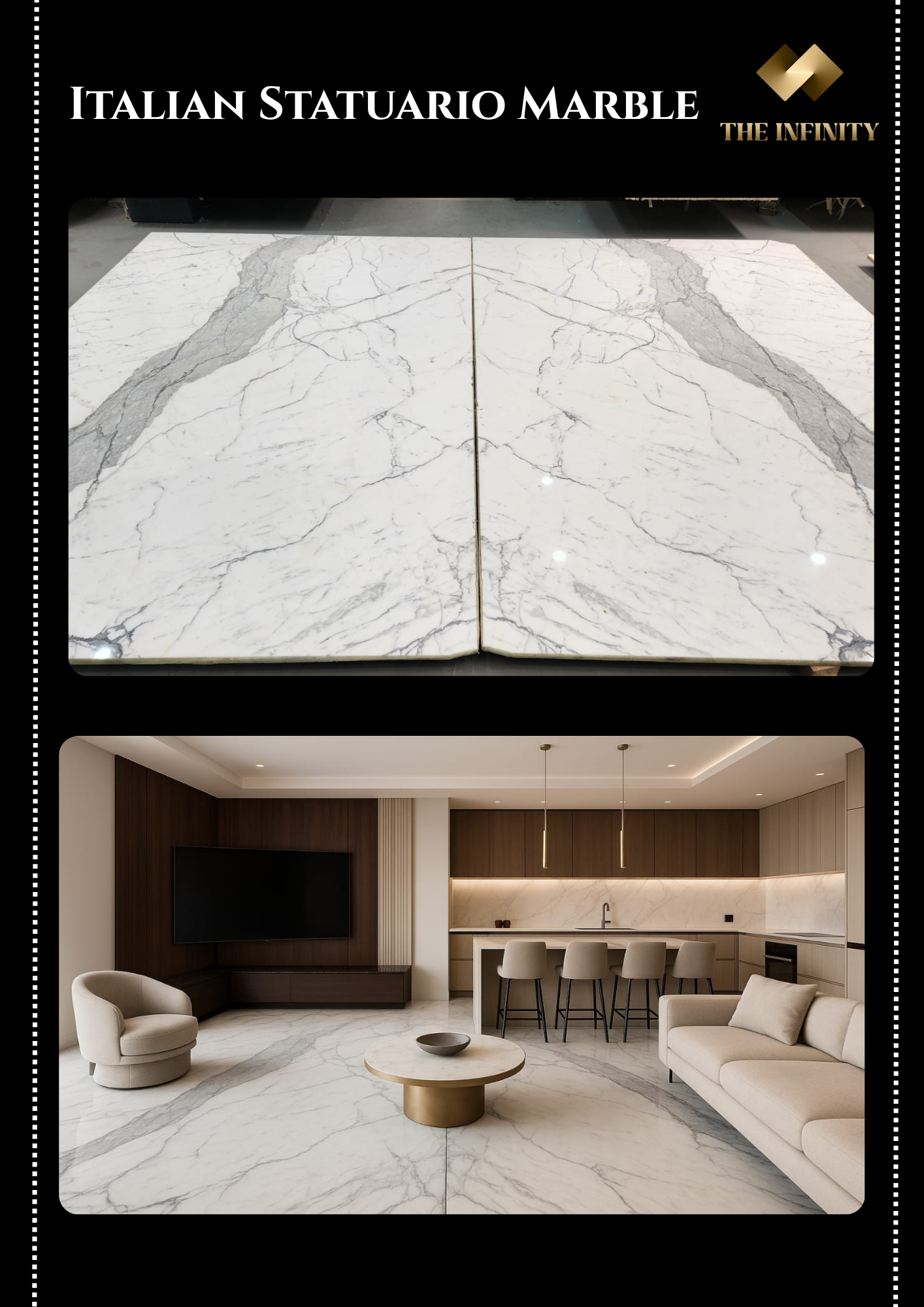 Which Marble Creates a More Elegant Look – Statuario or Volakas?