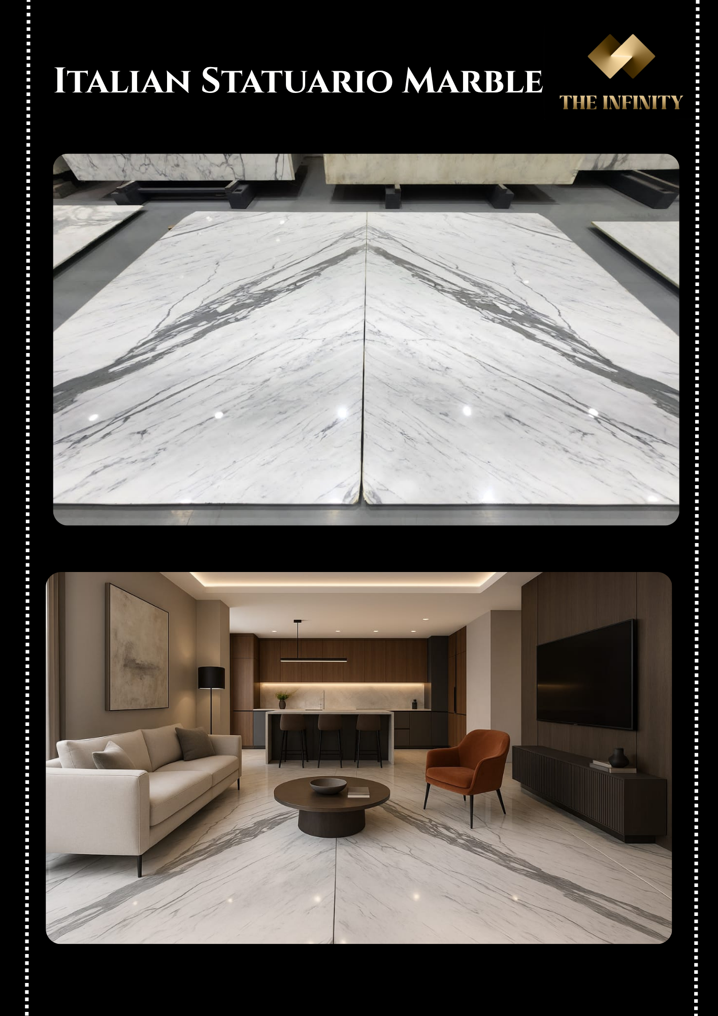 Calacatta Gold & White Statuario: The World’s Most Luxurious Italian Marbles