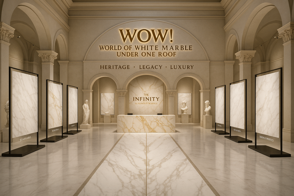 WOW! World of White Marble Under One Roof Heritage, Legacy & Luxury Under One Roof