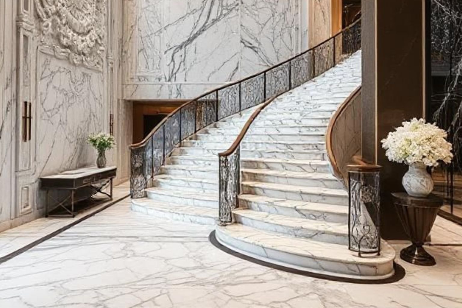 Clean, Calm, Luxury: The Magic of White Marble