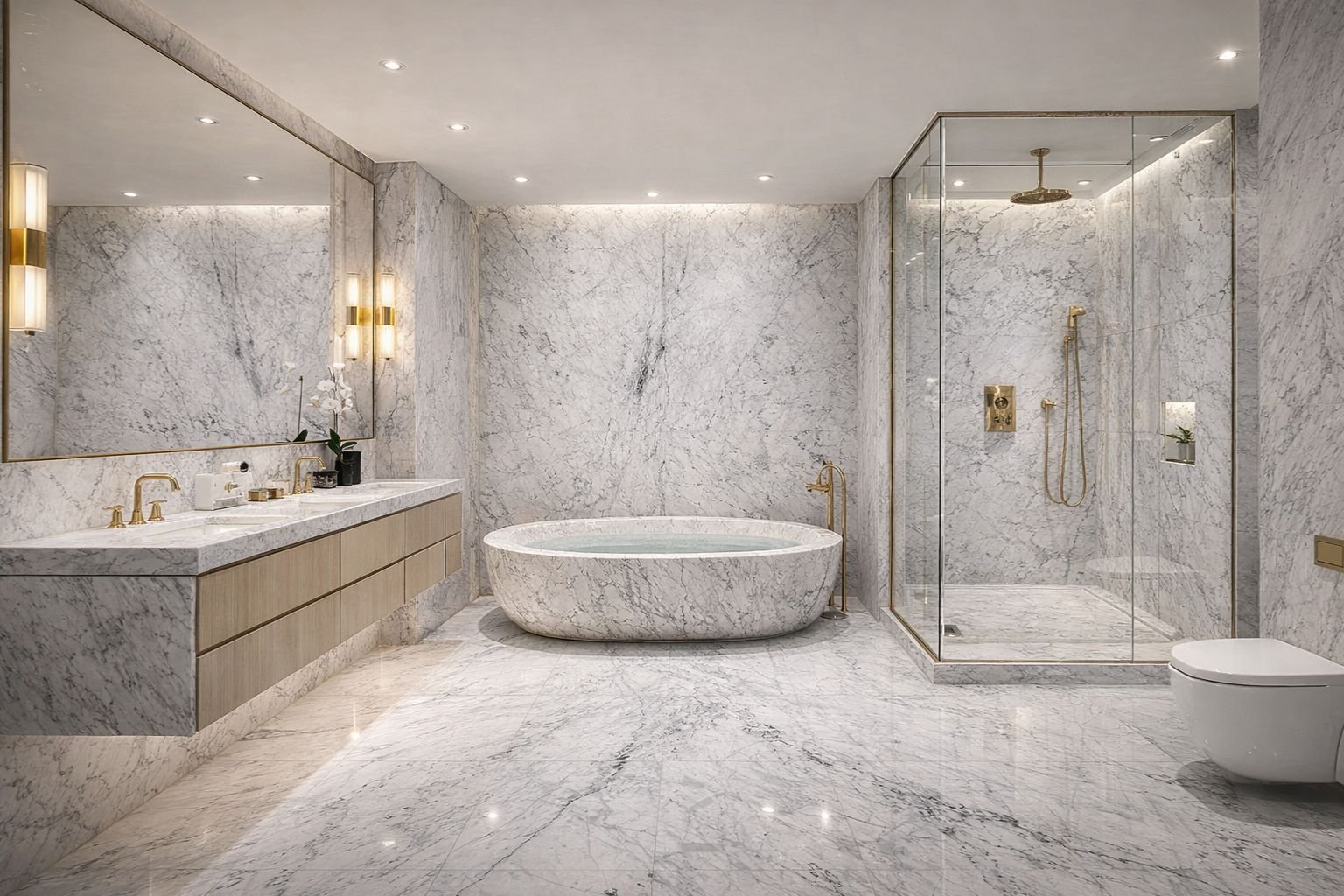 Best Italian & Greek Marble for Luxury Bathrooms Compared Best Italian & Greek Marble for Luxury Bathrooms | The Infinity Marble