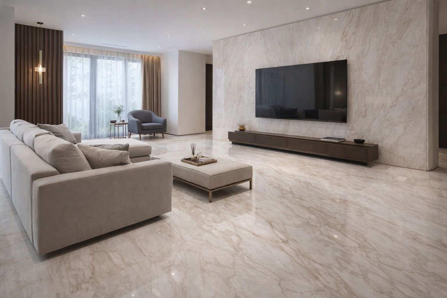 Namibia white marble