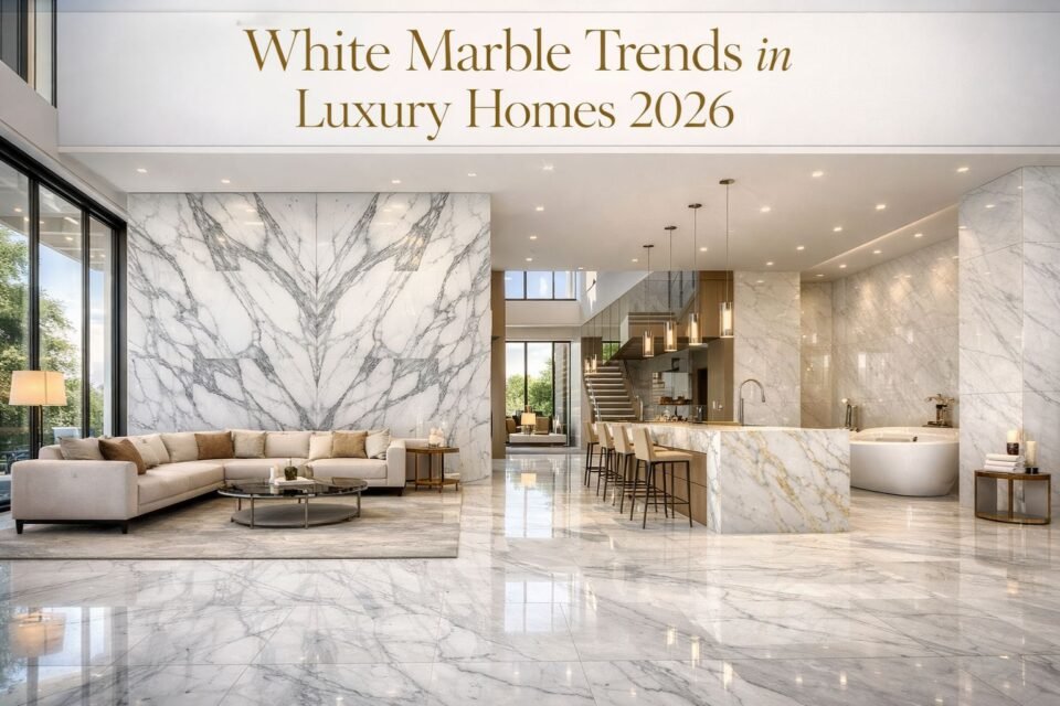 White Marble Trends in Luxury Homes 2026