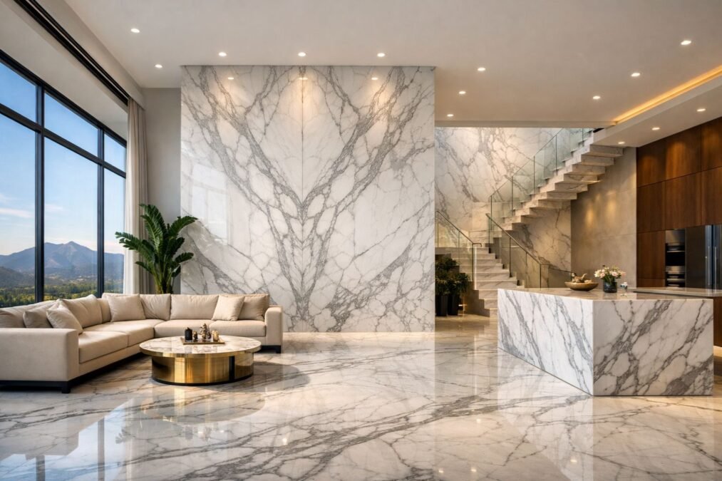Statuario: Italy’s Most Premium White Stone for Luxury Interiors