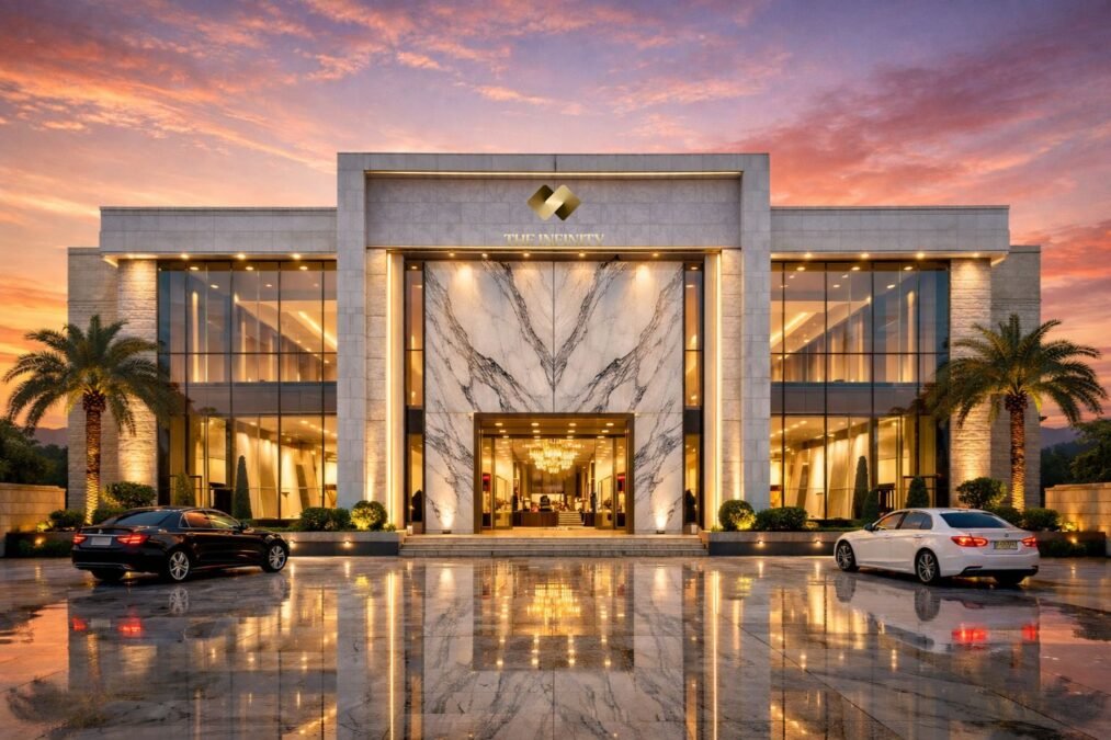 Luxury White Marble Showroom in Kishangarh | The Infinity Marble