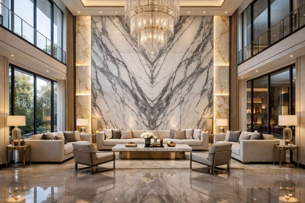 Elegant Marble Walls That Enhance Living Room Design Elegant Marble Walls That Enhance Living Room Design