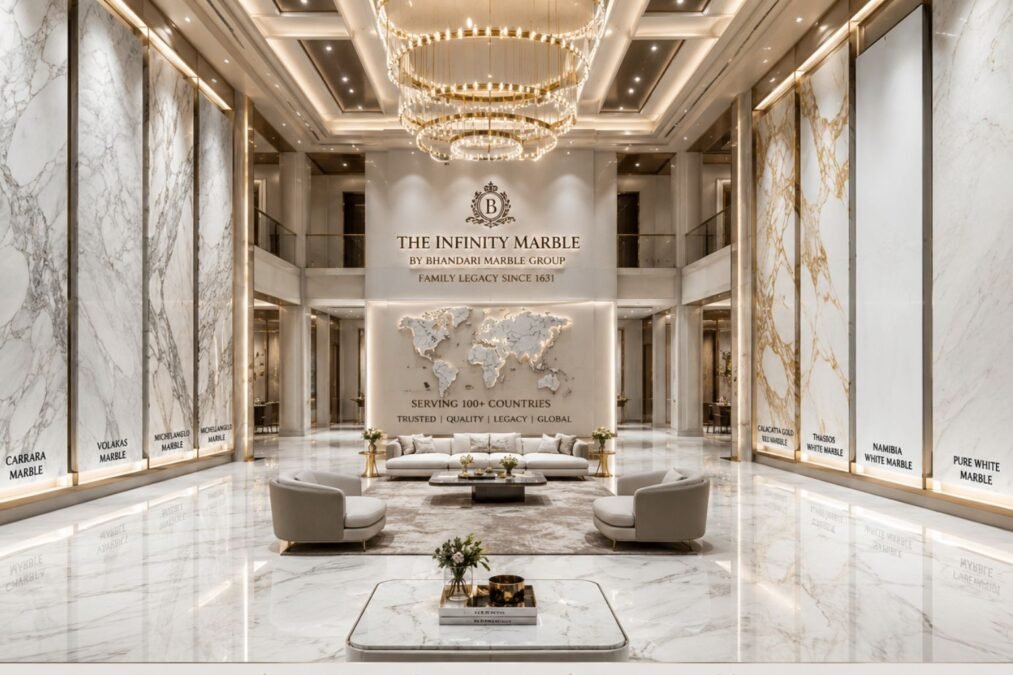 Best White Marble Luxury Collection for Elegant Homes | The Infinity Marble by Bhandari Marble Group