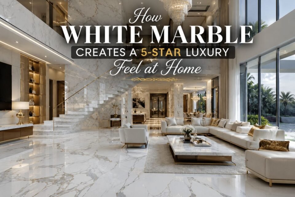 How White Marble Creates a 5-Star Luxury Feel at Home