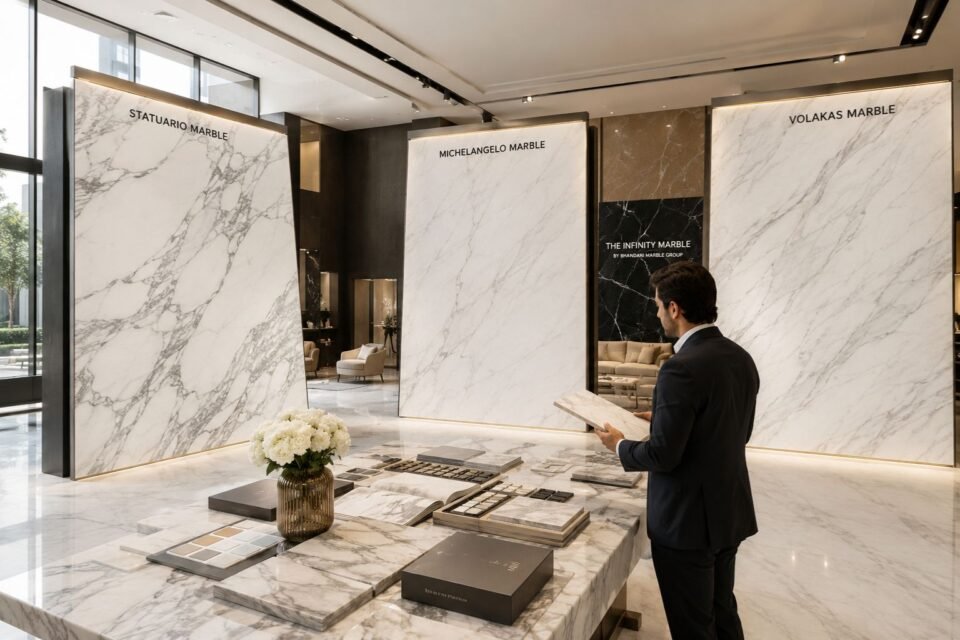 Why Designers Love Statuario, Michelangelo and Volakas Marble