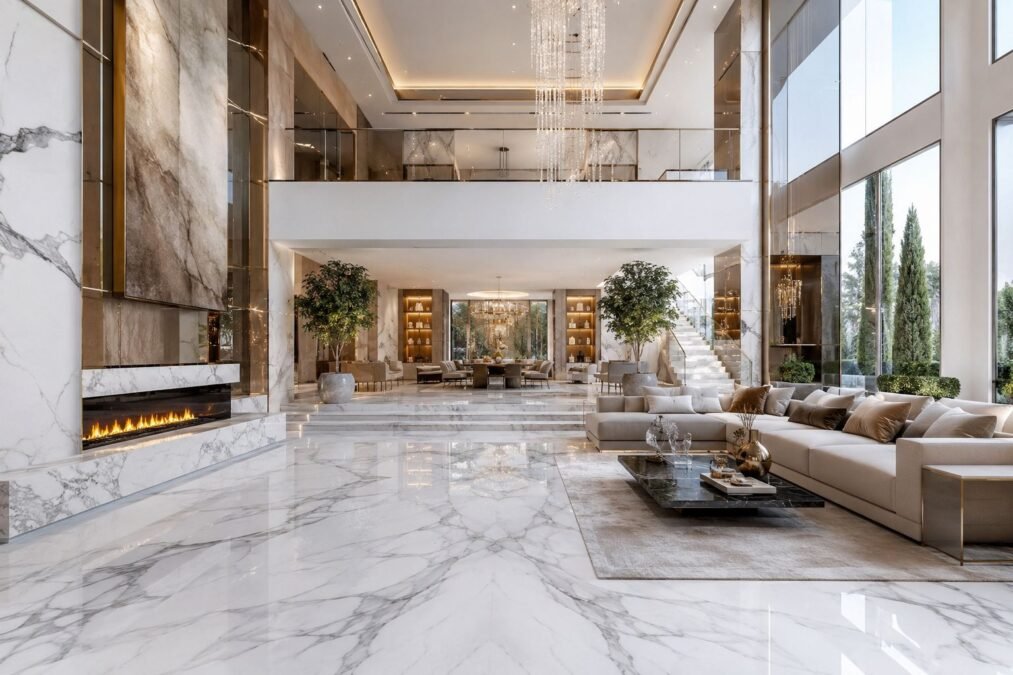 Elegant White Marble Flooring for Modern Luxury Homes Elegant White Marble Flooring for Modern Luxury Homes