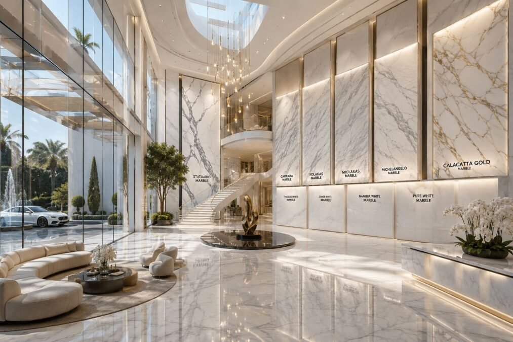 Marble That Enhances Light, Space, and Sophistication Marble That Enhances Light, Space, and Sophistication