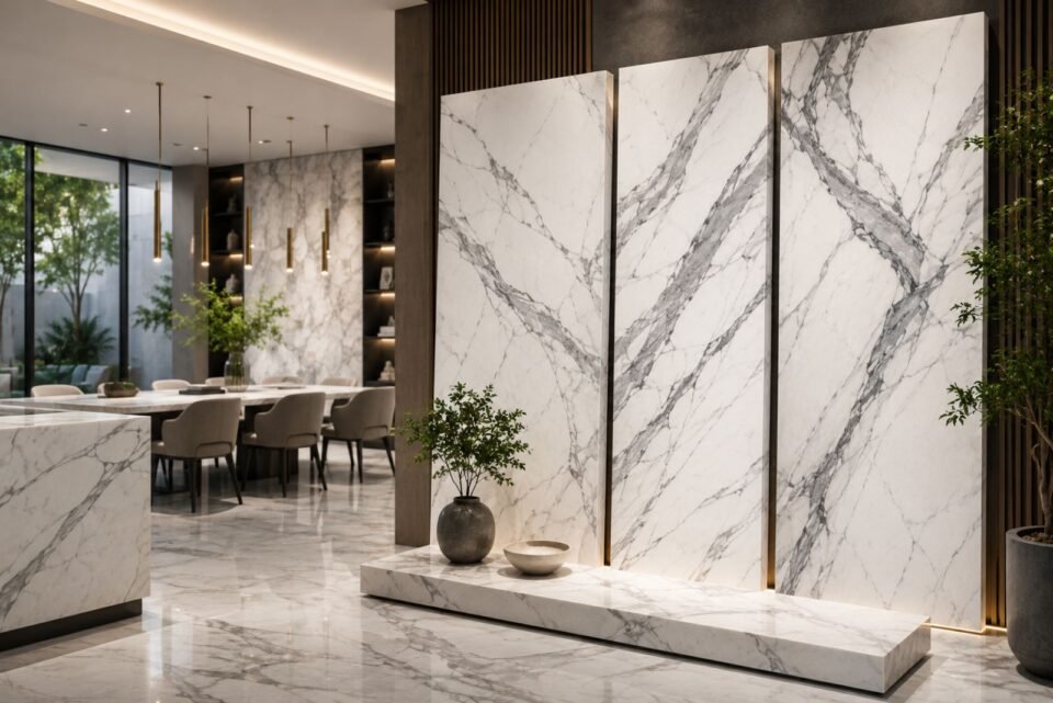 How Natural Veining Makes Every Statuario Slab Unique