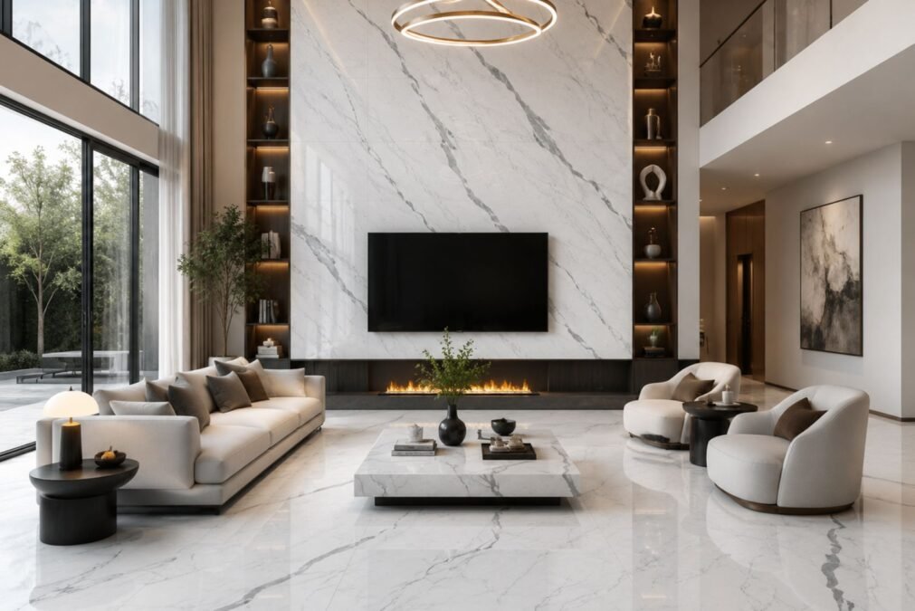 Why Statuario Marble Works Beautifully in Grand Indian Homes Why Statuario Marble Works Beautifully in Grand Indian Homes