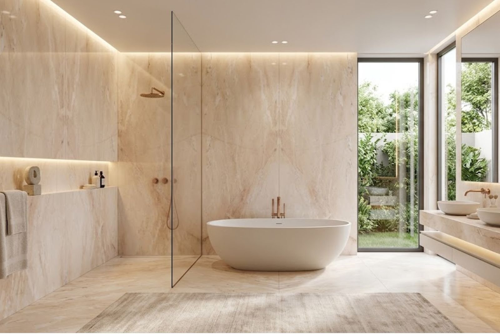 Which Marble Is Better for Apartment Bathrooms: Volakas or Michelangelo?