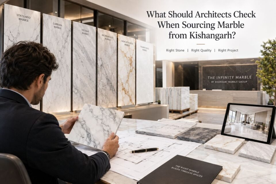 What Should Architects Check When Sourcing Marble from Kishangarh?