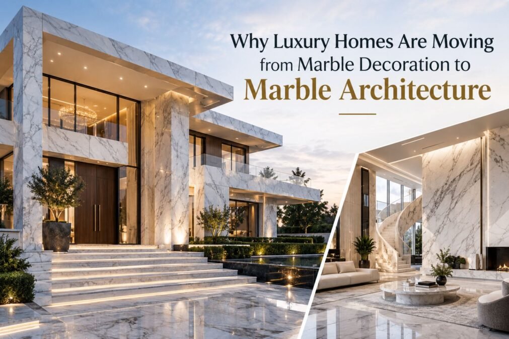 Why Luxury Homes Are Moving from Marble Decoration to Marble Architecture Why Luxury Homes Are Moving from Marble Decoration to Marble Architecture