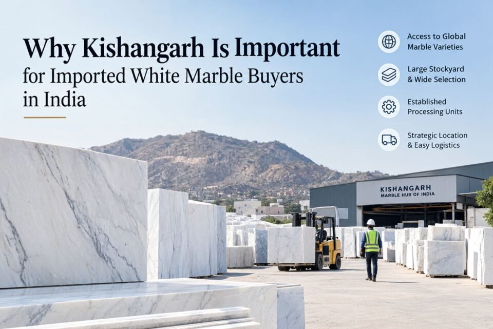 Why Kishangarh Is Important for Imported White Marble Buyers in India
