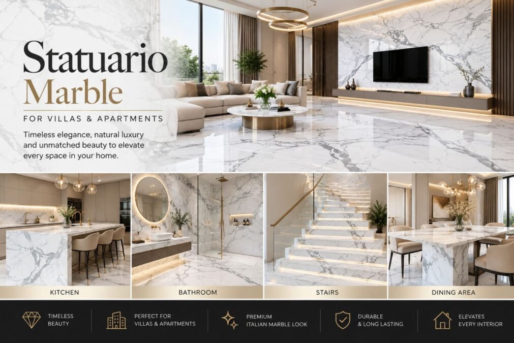 How to Estimate Statuario Marble for Villas & Apartments