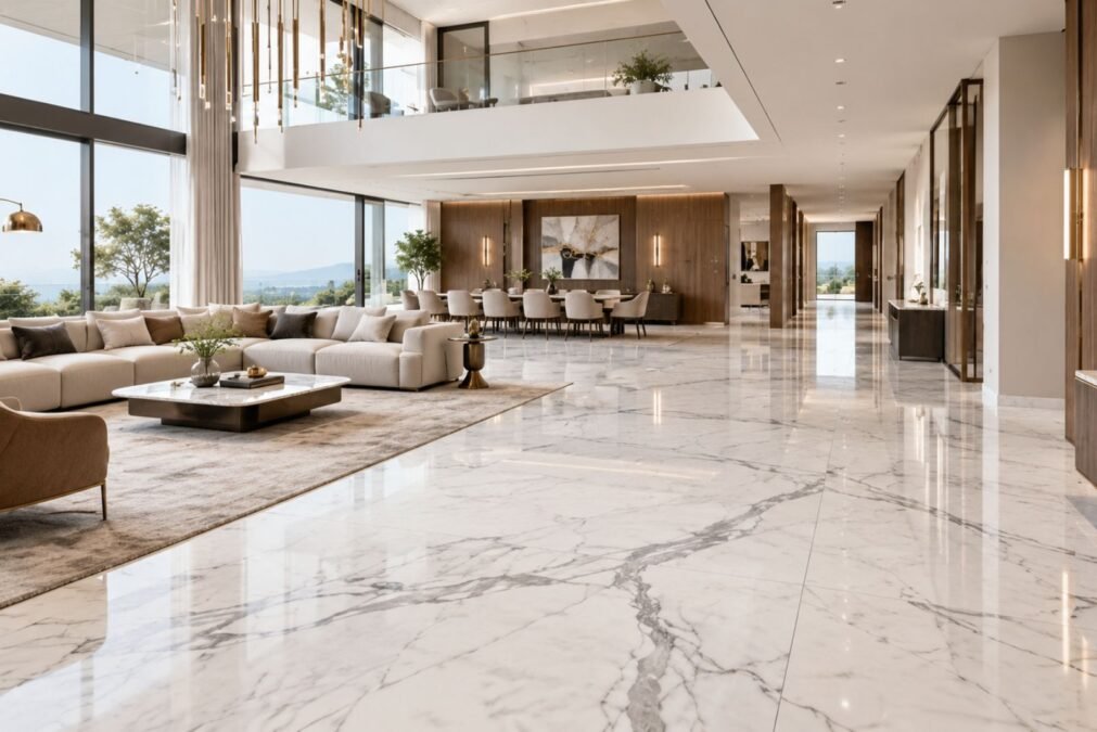 How to Plan White Marble Layouts for Large Open-Plan Floors How to Plan White Marble Layouts for Large Open-Plan Floors