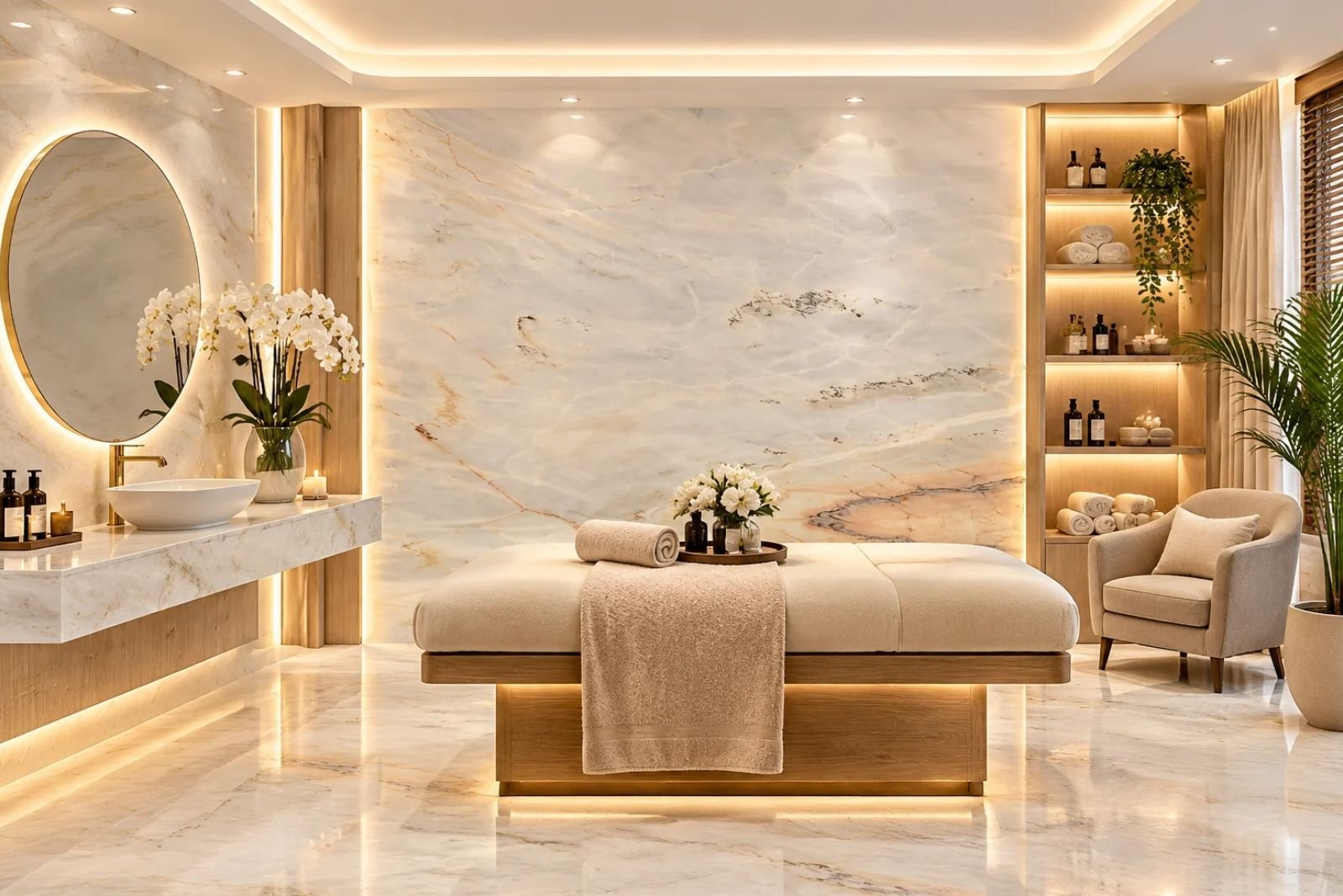 _Spa Bathroom with Michelangelo Marble (1)