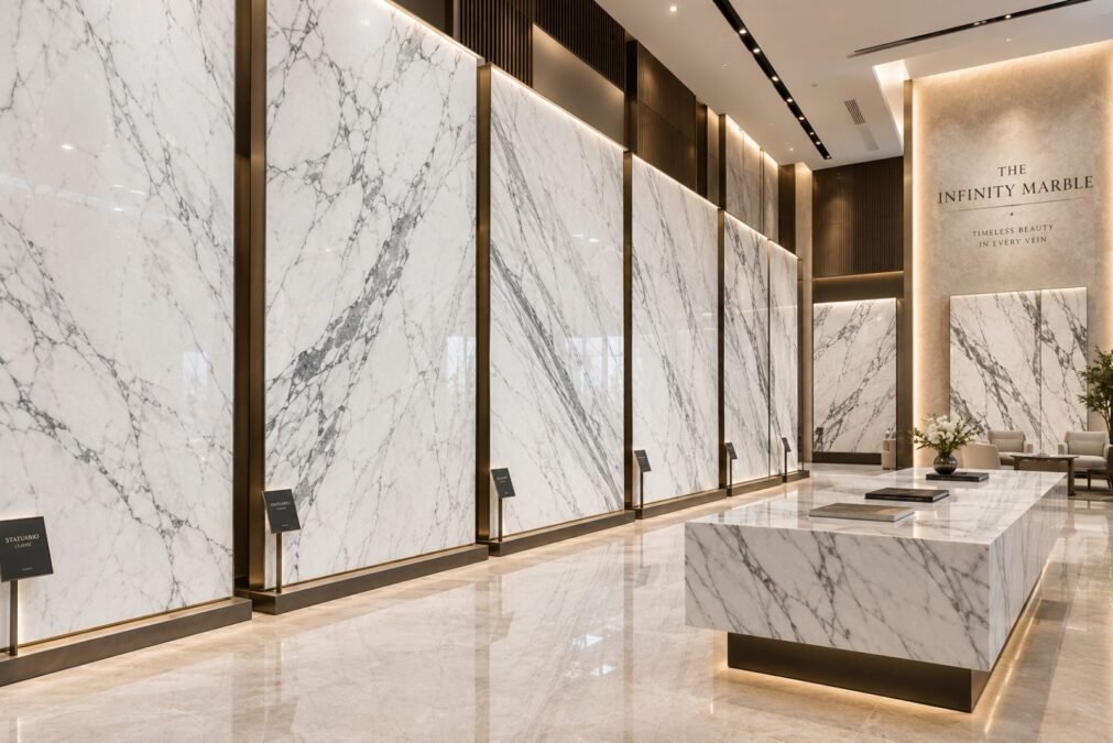 How Natural Veining Patterns Influence the Selection of High-End Statuario Marble Natural Veining in High-End Statuario Marble | The Infinity Marble
