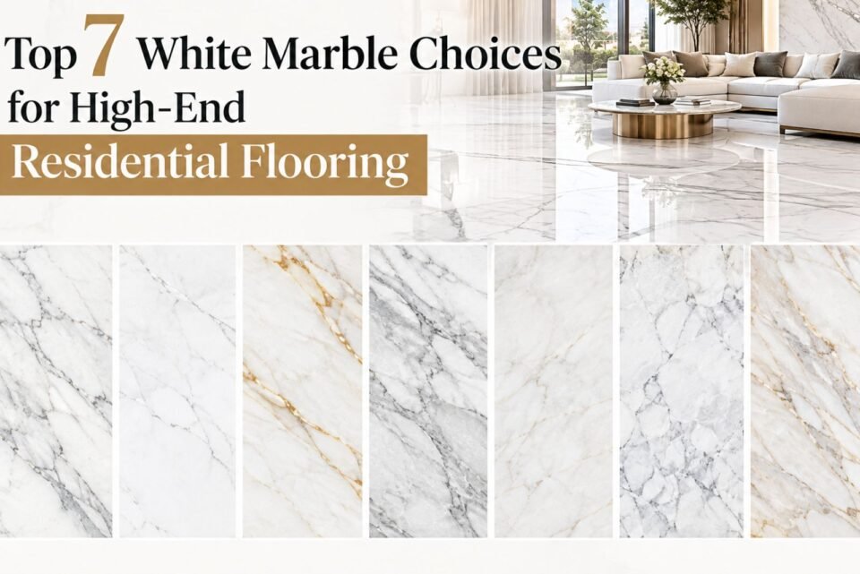 Top 7 Marble Choices for High-End Residential Flooring