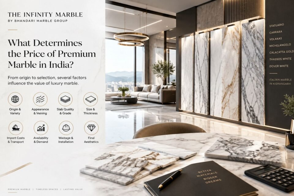 What Factors Determine the Price of Premium Marble in India?